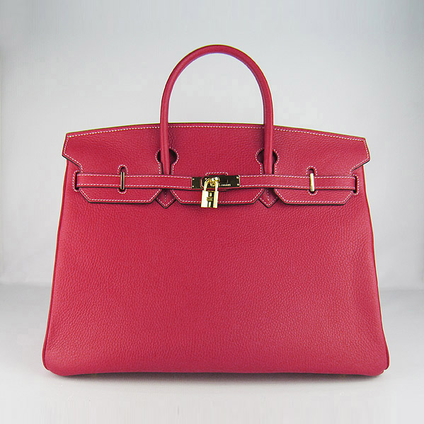 Replica Hermes Birkin 40CM Togo Bag Red 6099 Online - Click Image to Close